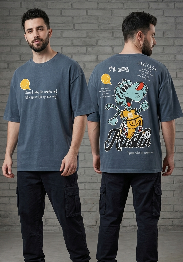 Monarch Oversized T-Shirt Combo (Pack of 2) - Edition 1