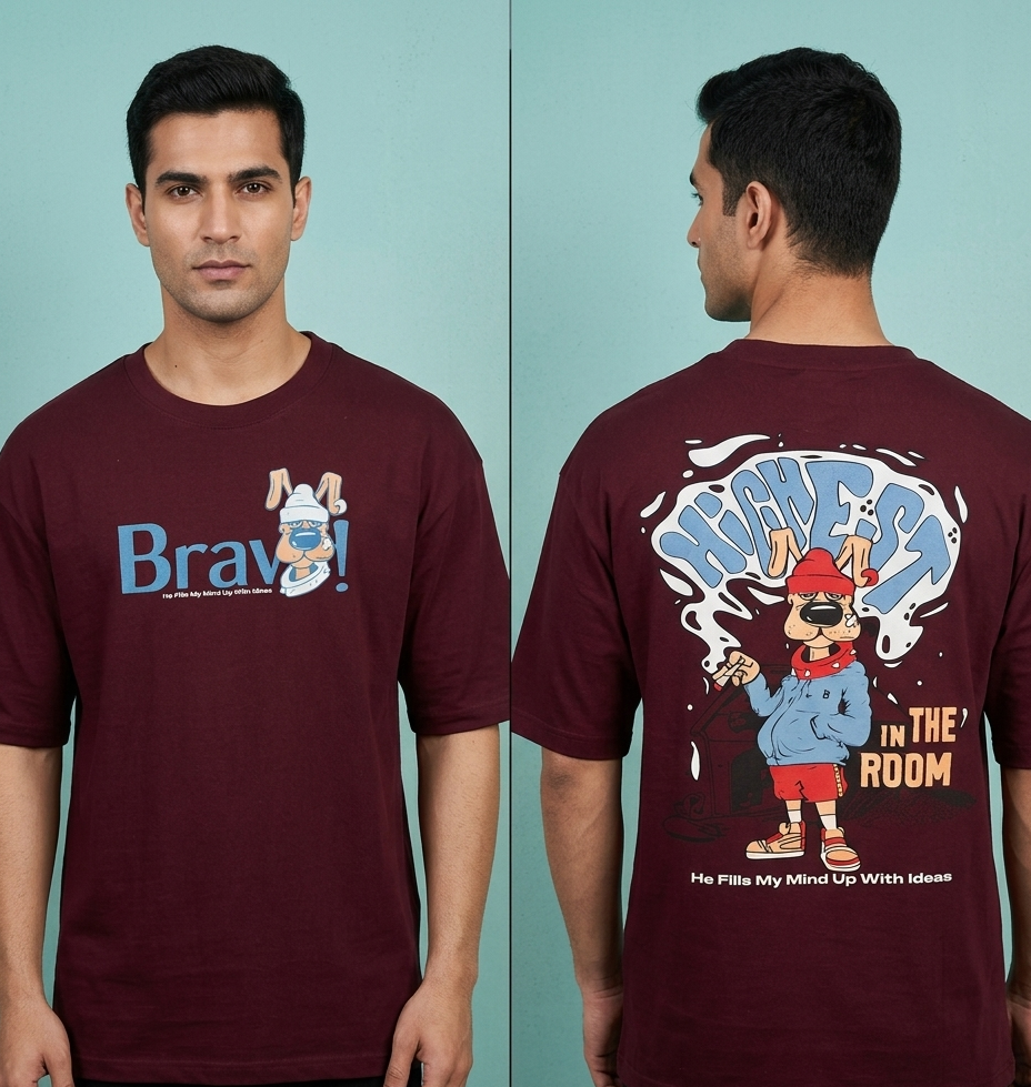 Monarch Oversized T-Shirt Combo (Pack of 2) - Edition 18