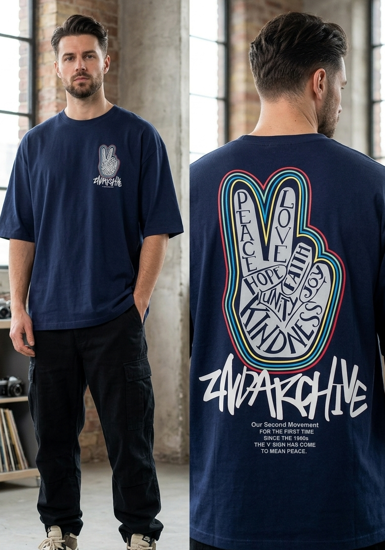 Monarch Oversized T-Shirt Combo (Pack of 2) - Edition 2