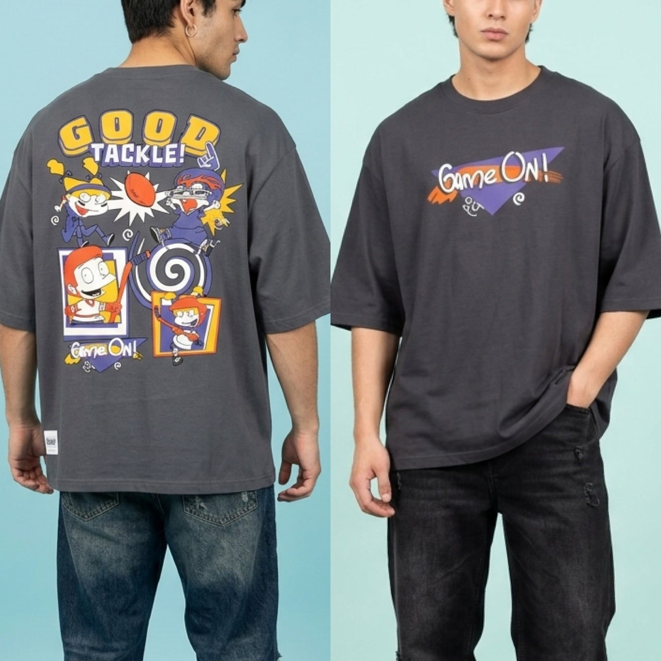 Monarch Oversized T-Shirt Combo (Pack of 2) - Edition 24