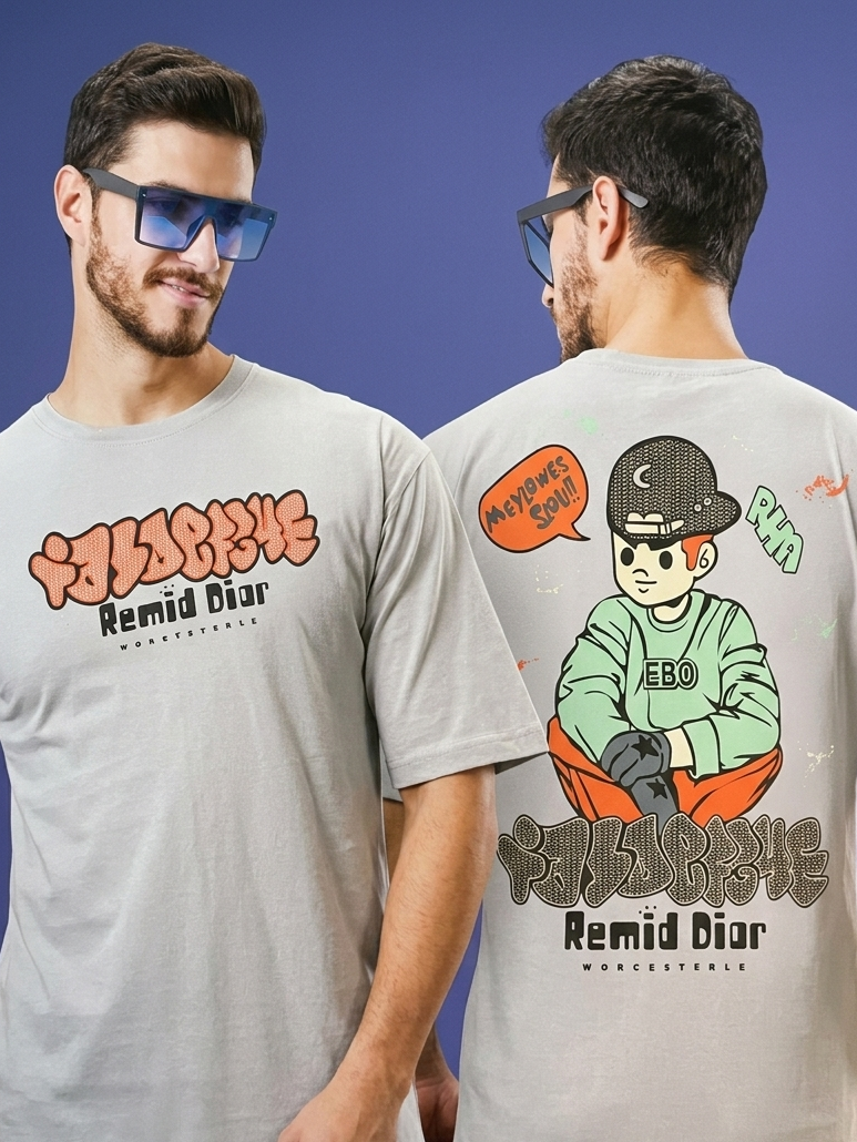 Monarch Oversized T-Shirt Combo (Pack of 2) - Edition 24