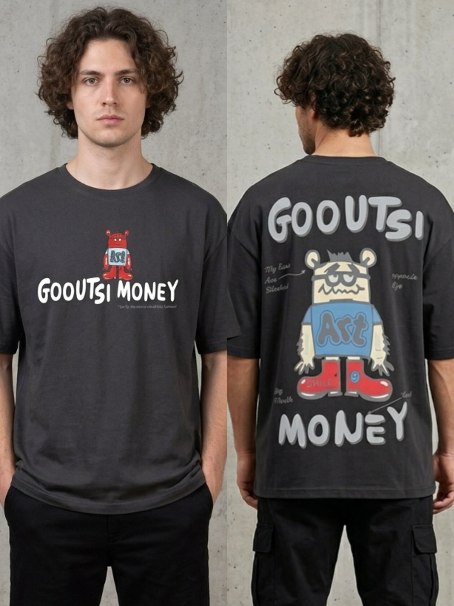 Monarch Oversized T-Shirt Combo (Pack of 2) - Edition 7