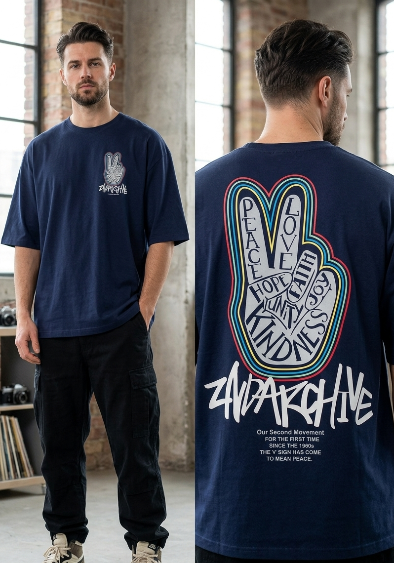 Monarch Oversized T-Shirt Combo (Pack of 2) - Edition 9