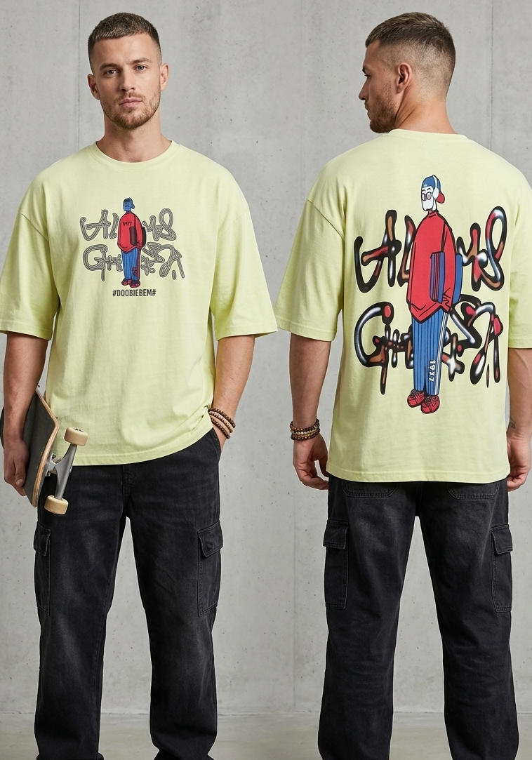 Monarch Oversized T-Shirt Combo (Pack of 2) - Edition 1